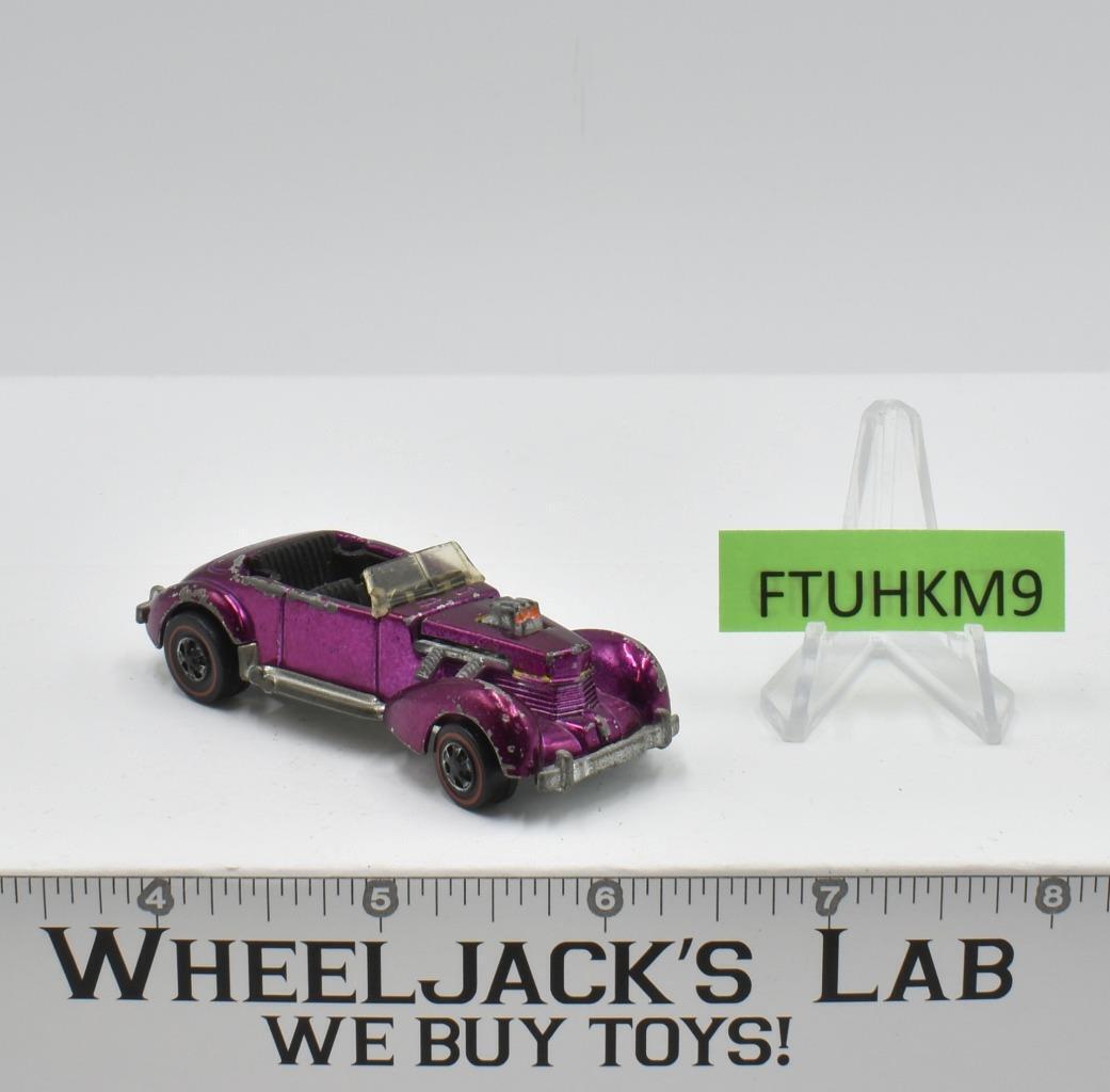 Classic Cord Magenta Hot Wheels Redline Mattel Vintage RL Wheeljack S Lab