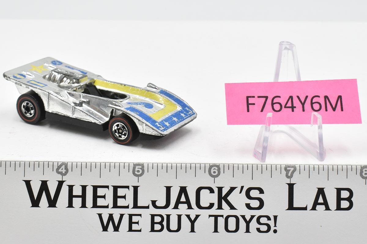 Steam Roller Chrome Flying Colors Redline Hot Wheels Mattel Vintage Rl Wheeljack S Lab