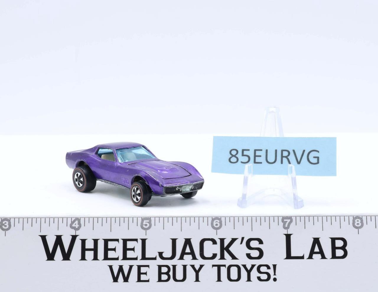Custom Corvette Purple Hot Wheels Redline Vintage Hong Kong Rl White Int Wheeljack S Lab