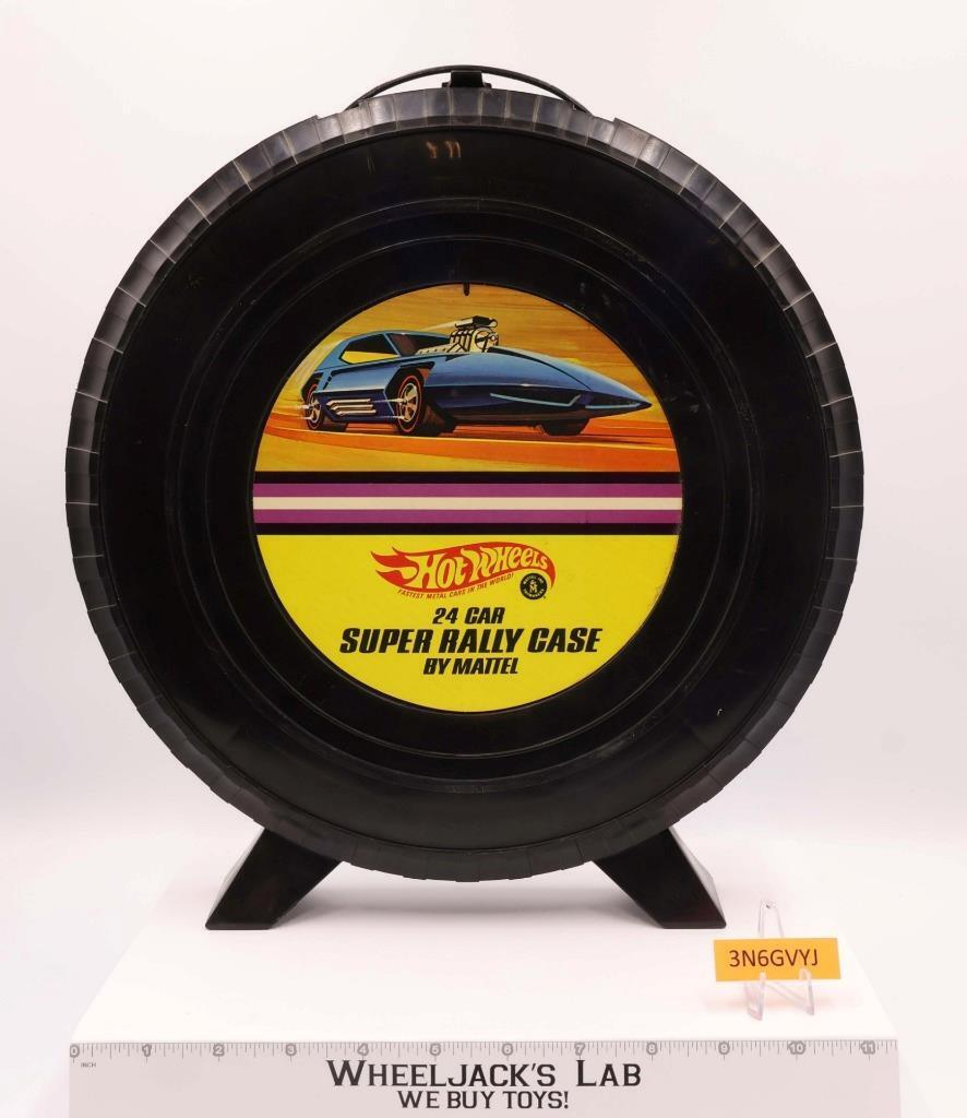 Hot Wheels Super Rally Case Car Holder Mattel Vintage Wheeljack S Lab