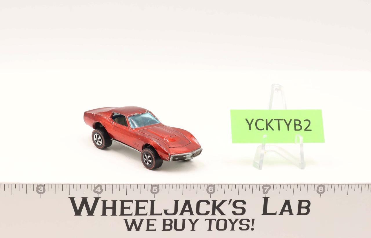 Custom Corvette Red Redline Hot Wheels Mattel Vintage Rl Wheeljack S Lab