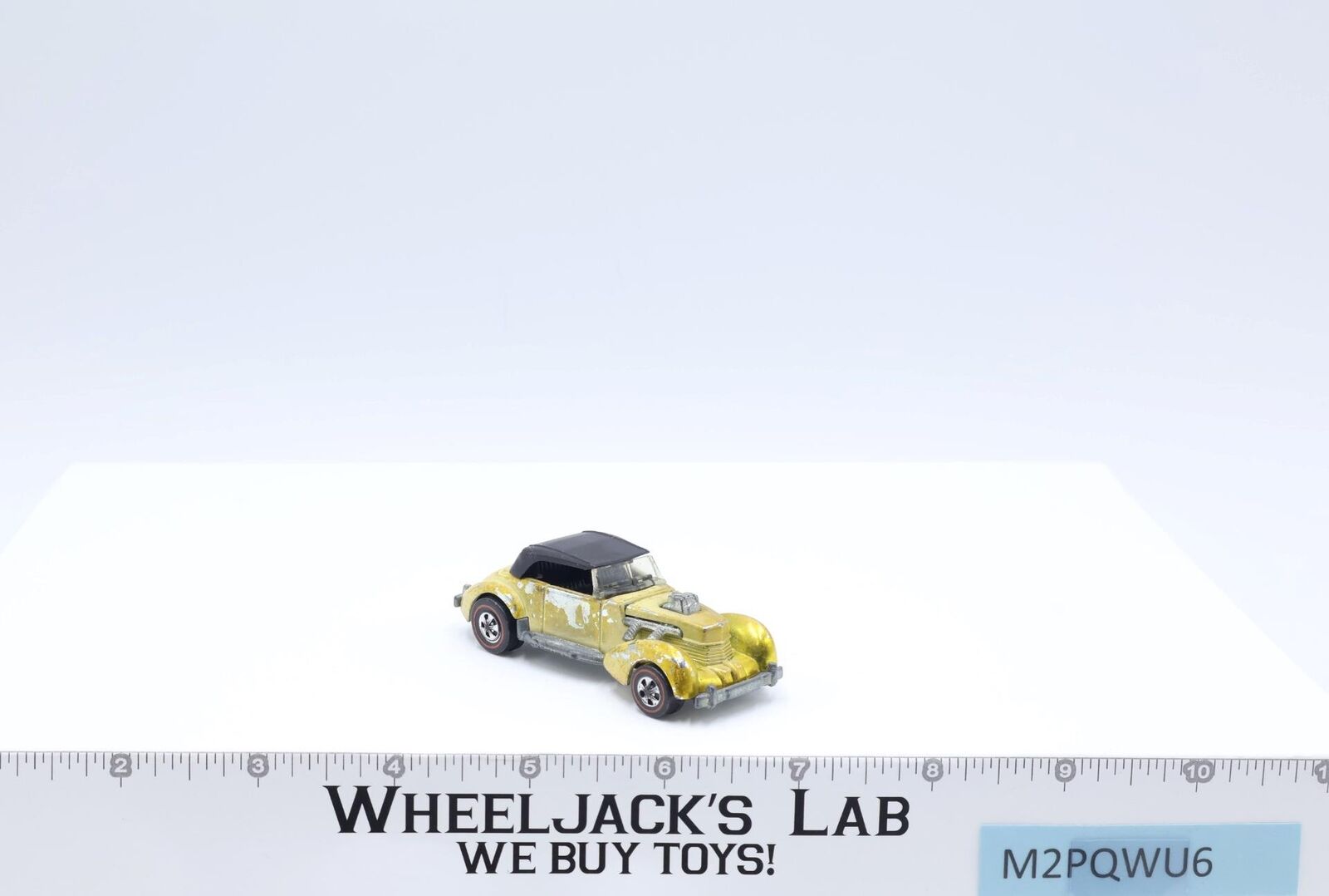 Classic Cord Gold Redline Hot Wheels Mattel Vintage RL Wheeljack S Lab
