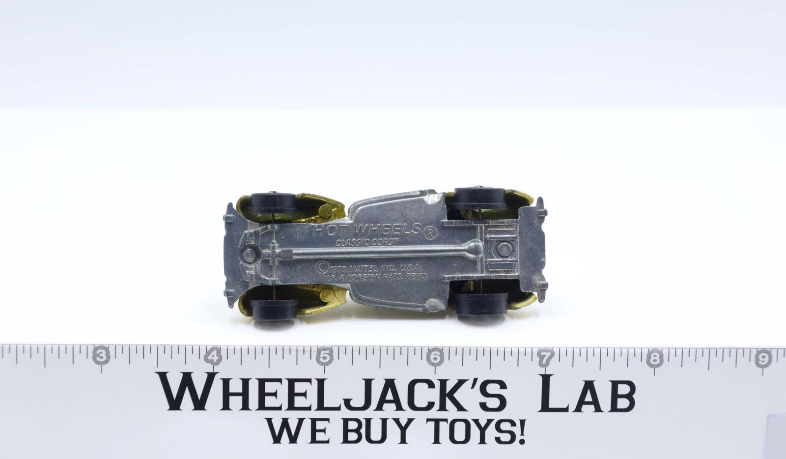 Classic Cord Gold 1970 Redline Hot Wheels Mattel Vintage RL Wheeljack S Lab