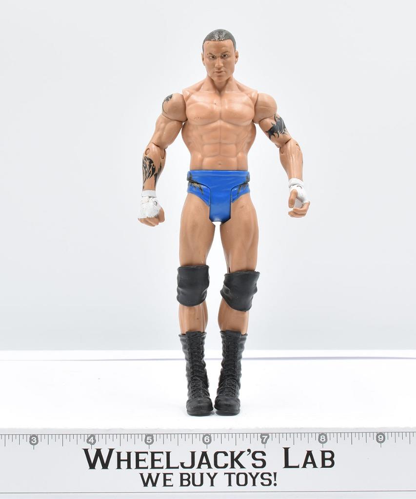 Randy Orton BLUE TIGHTS Mattel Action Figure WWF WWE Wheeljack's Lab