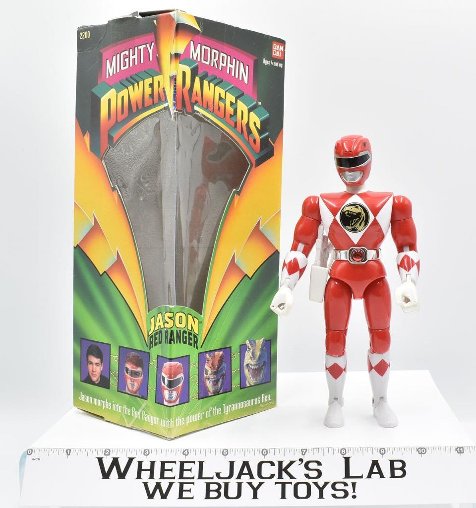 Jason Red Ranger Complete W Box MMPR Karate Action Power Rangers 1993 ...