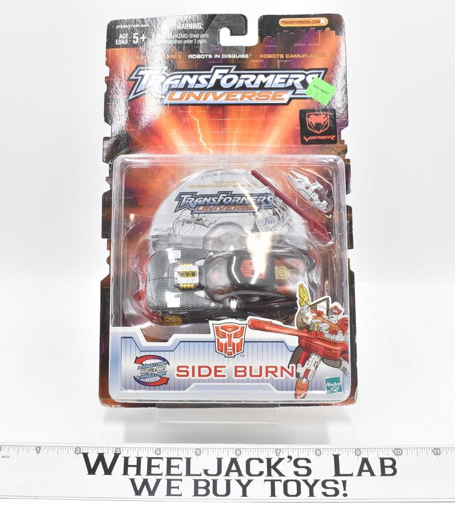 Sideburn 2003 NEW MOSC G1 Transformers Universe Viper Hasbro Action