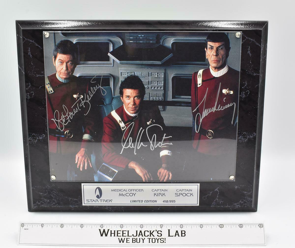 Dr. McCoy Kirk Spock Star Trek Limited Edition AUTOGRAPHED Plaque #418 ...