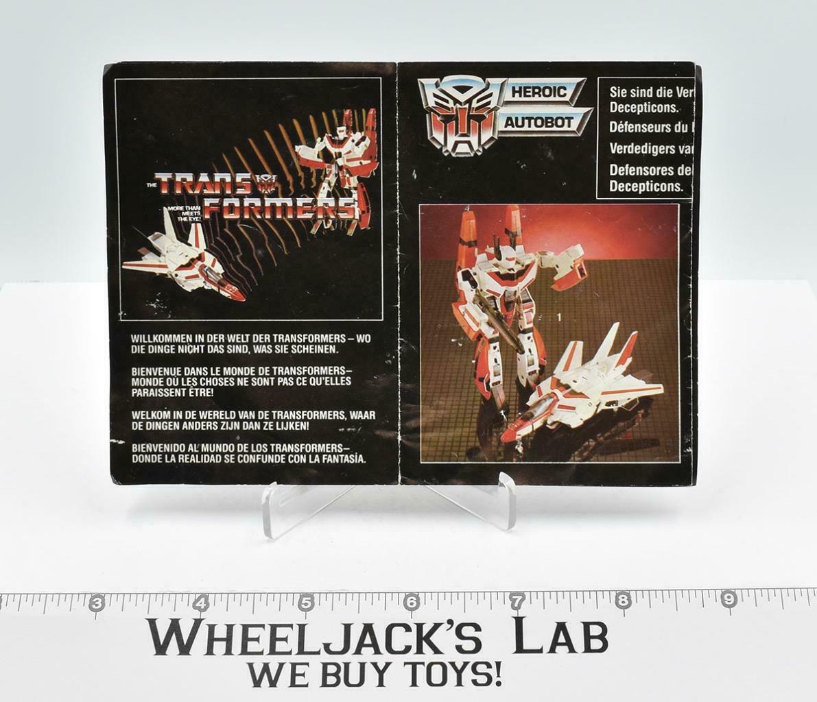 Ceji Milton Bradly MB Catalogue EURO 1985 G1 Transformers Vintage