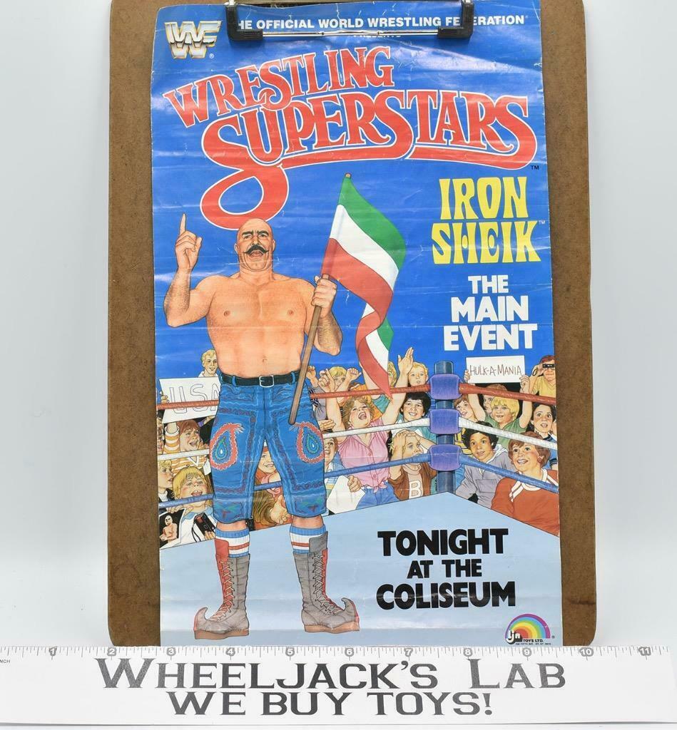 Iron Sheik Original Poster 1980s WWF LJN Wrestling Vintage Wheeljack