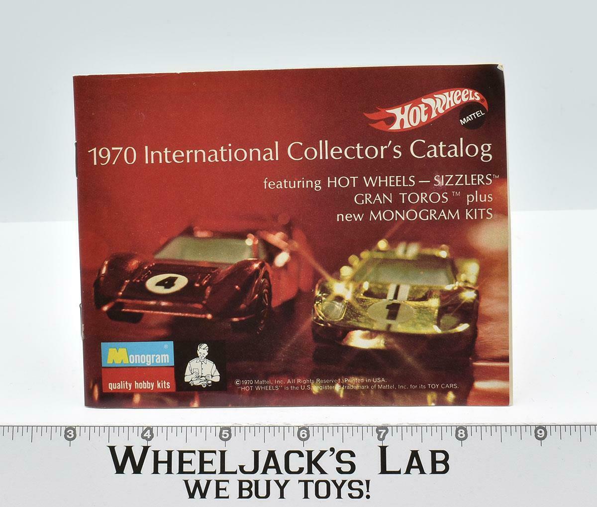 Hot Wheels International Collector's Catalog 1970 Mattel Vintage