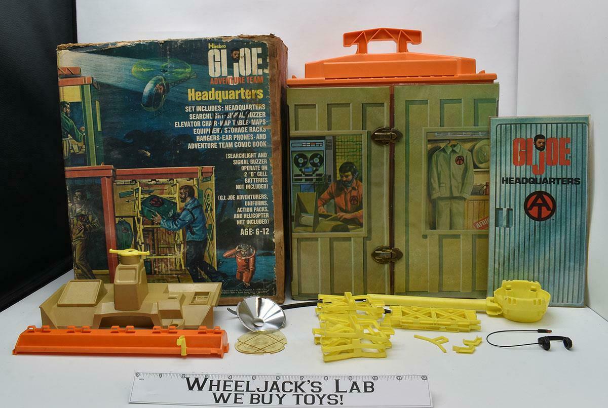 GI Joe Adventure Team Headquarters W Box Action Figure Playset 12" 1972