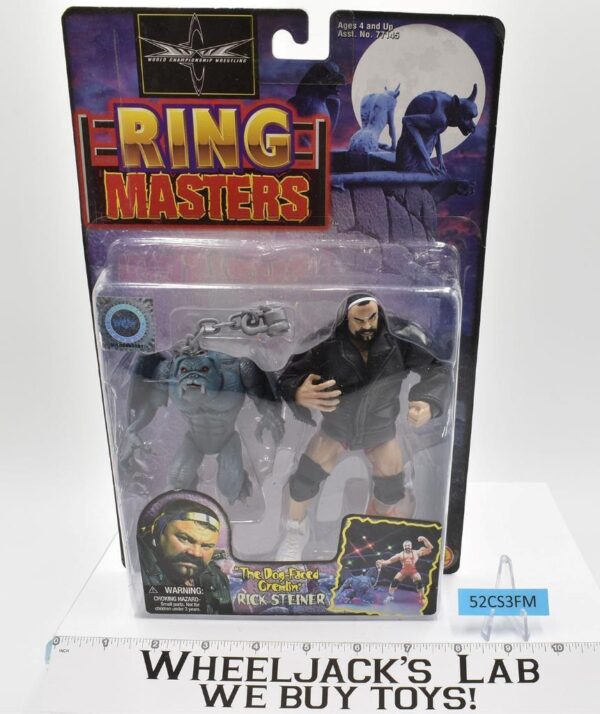 Rick Steiner The Dog-Faced Gremlin Ring Masters 1999 Toybiz NEW MOSC main image