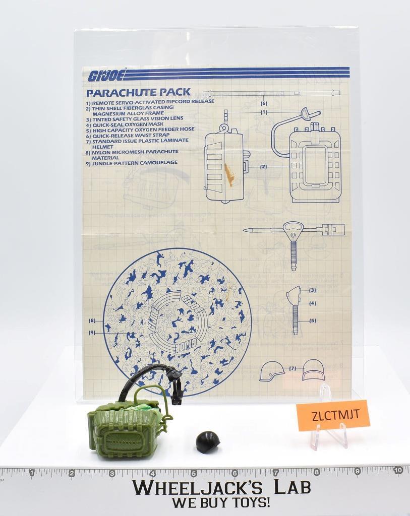Parachute Pack MailAway 100 Complete 1985 GI Joe Action Figure