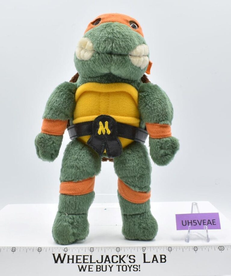 TMNT Teenage Mutant Ninja Turtles Michelangelo Plush Stuffed Toy Mirage