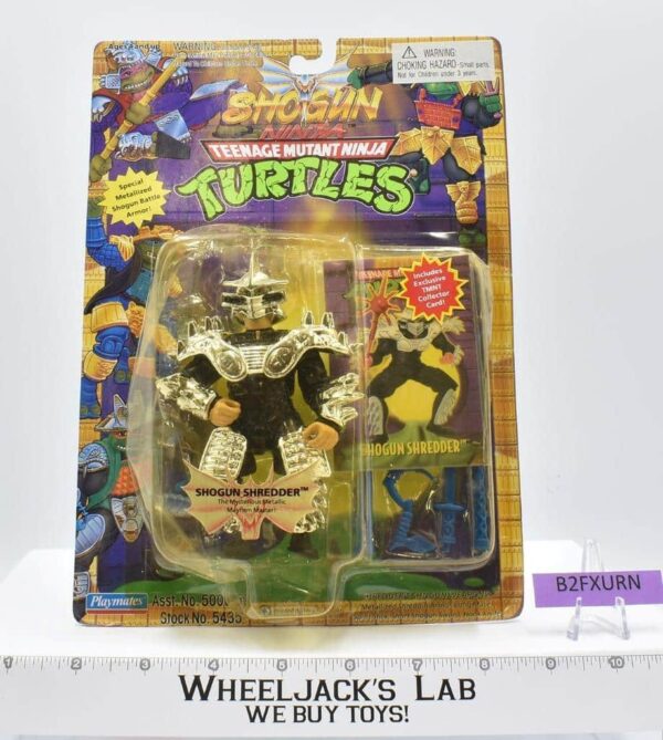 タートルズ　Shogun Shredder 1994 Playmates Teenage Mutant Ninja Turtles Carded Action
