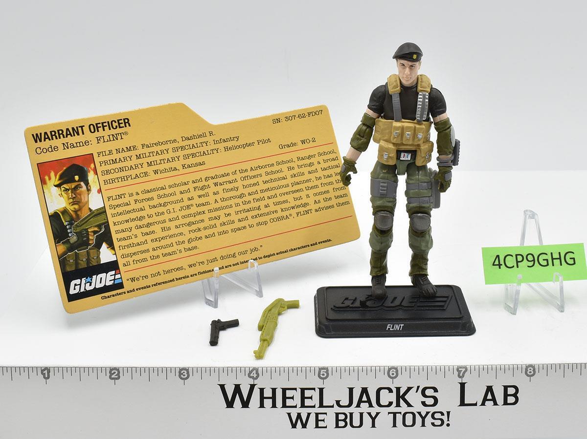 Flint v18 100 Complete G.I. Joe Resolute 2010 Hasbro Action Figure