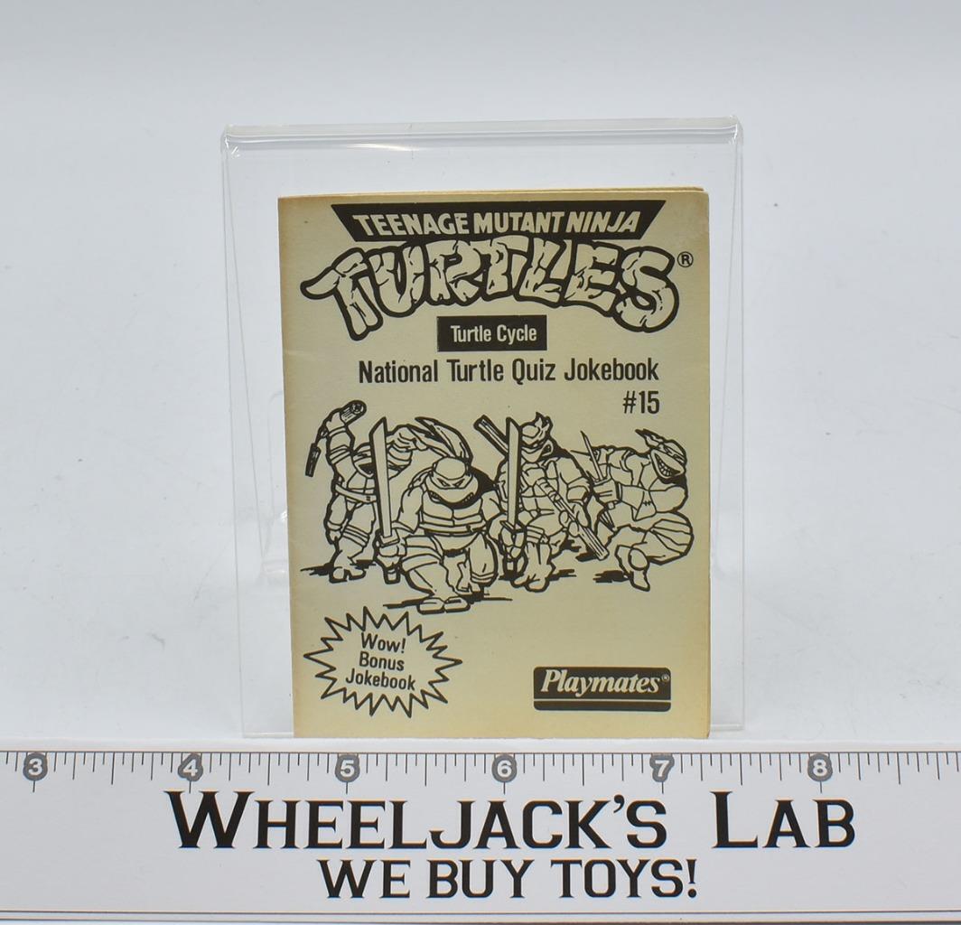 Teenage Mutant Ninja Turtles National Turtle Quiz Jokebook #15 1988 ...