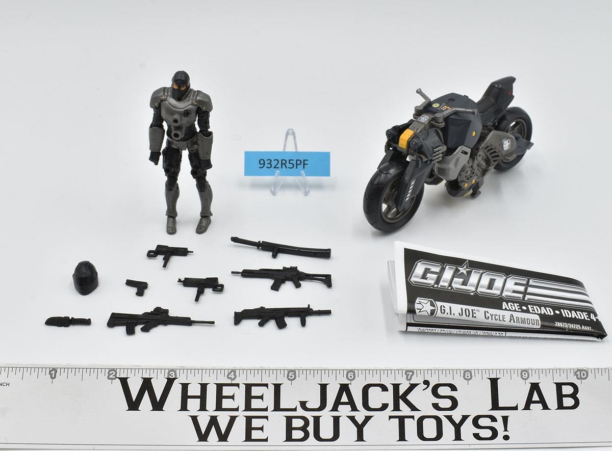 Cycle Armor W/ Ashiko 100 Complete GI Joe 2012 Action Figure Vehicle