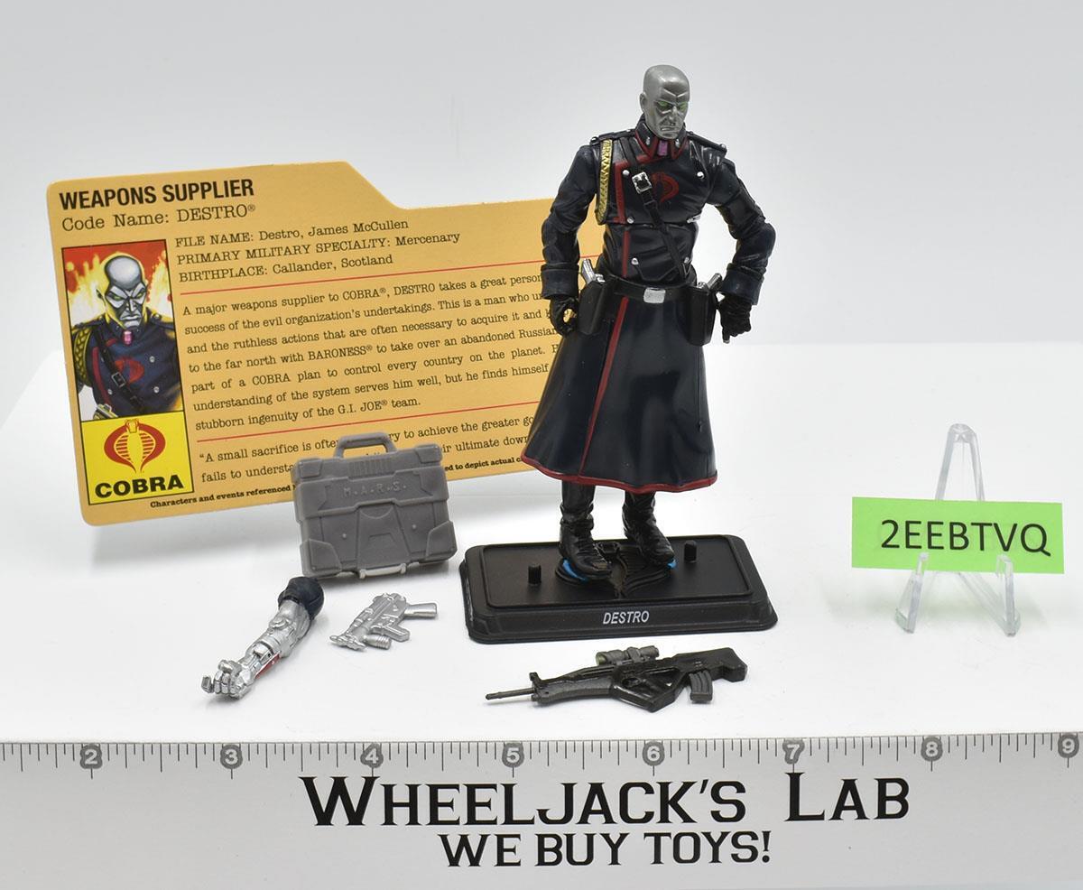 Destro v25 100 Complete G.I. Joe Resolute 2010 Hasbro Action Figure