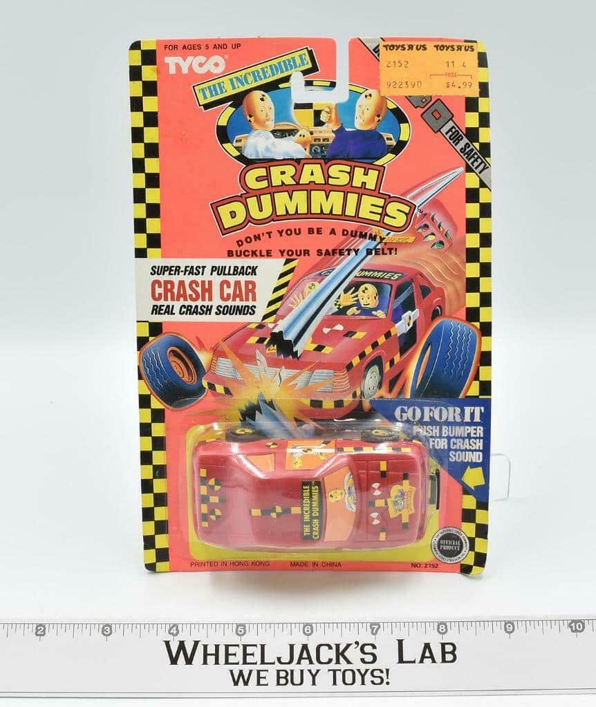 Pullback Crash Car The Incredible Crash Dummies 1991 Tyco NEW SEALED