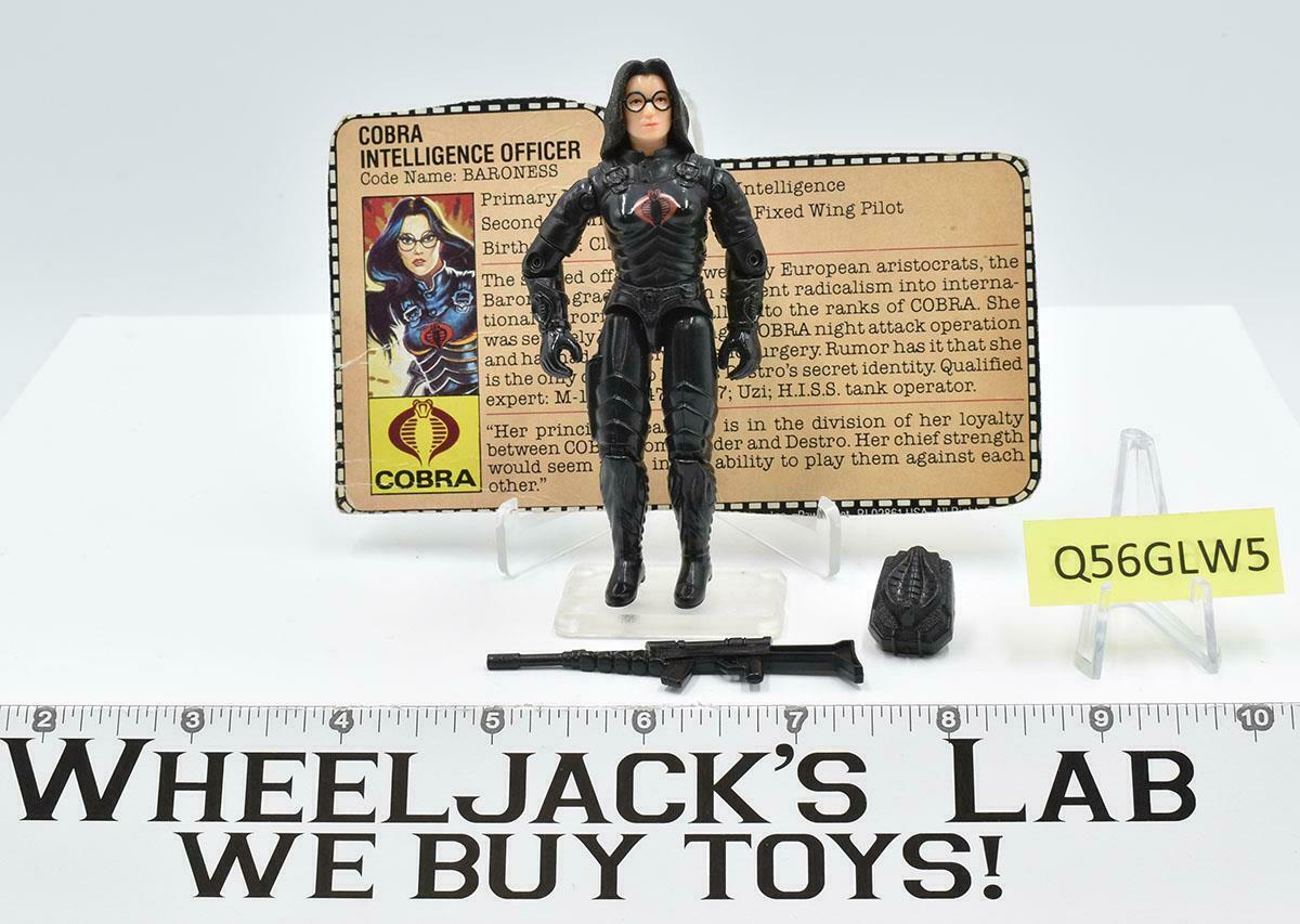 Baroness V1 100 Complete 1984 GI Joe Hasbro Vintage Action Figure