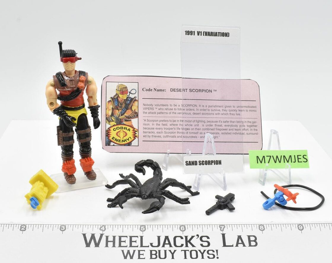 Desert Scorpion 100 Complete GI Joe 2001 Funskool India Action Figure