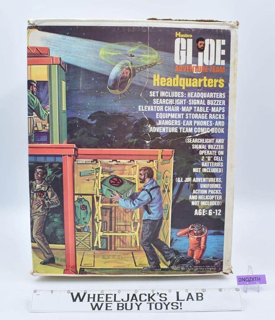 GI Joe Adventure Team Headquarters Action Figure Playset 12" 1972