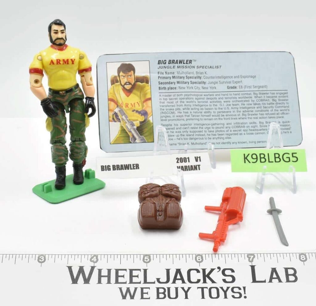 Big Brawler 100 Complete GI Joe 2003 Funskool India Action Figure