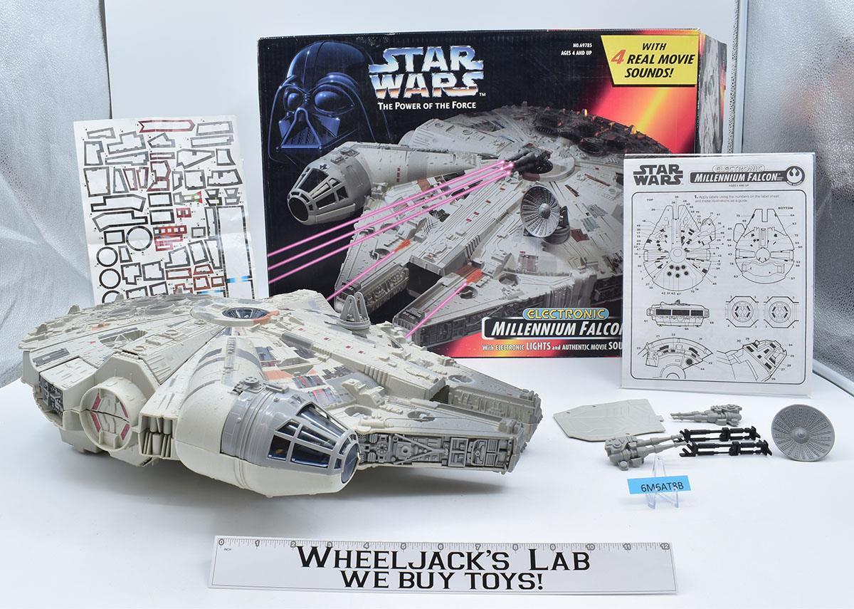 Electronic Millennium Falcon MIB POTF2 Star Wars 1995 Kenner