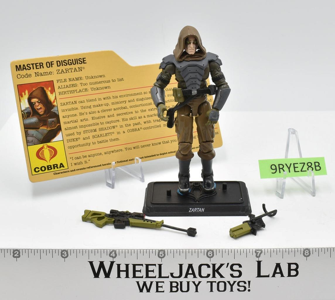 Zartan v19 100 Complete G.I. Joe Resolute 2010 Hasbro Action Figure