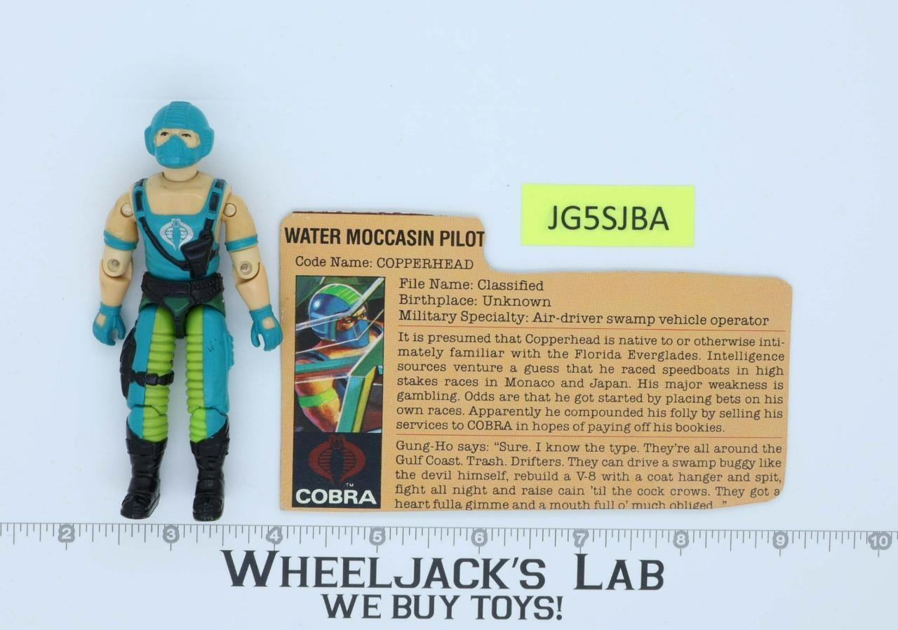Copperhead V1 100 Complete 1984 G.I. Joe Hasbro Vintage Action Figure