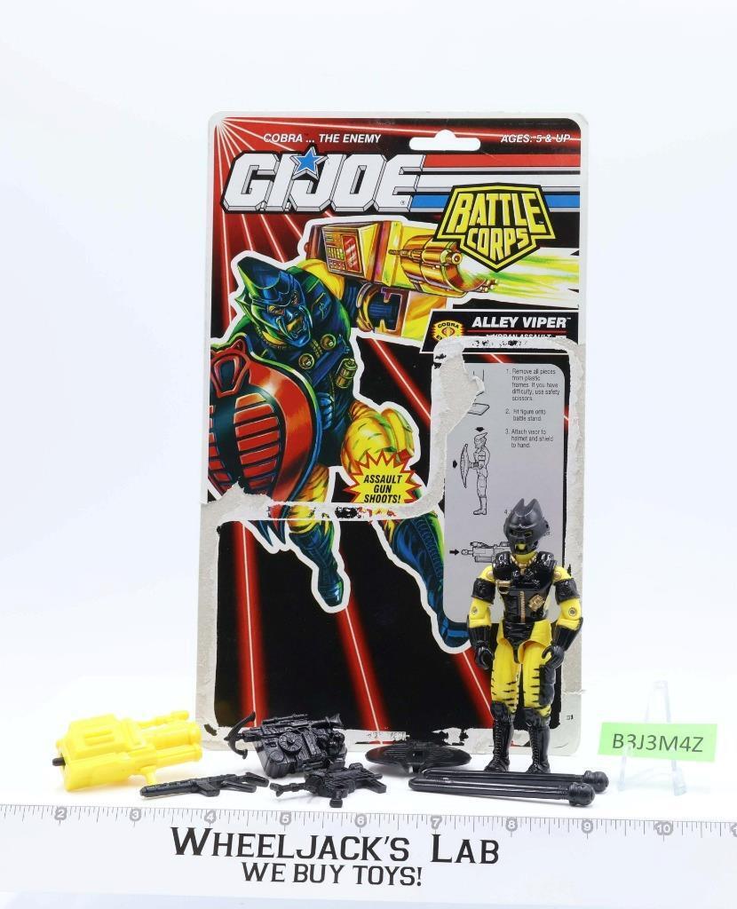 Alley Viper V2 100 Complete W/ Cardback 1993 G.I. Joe Hasbro Action