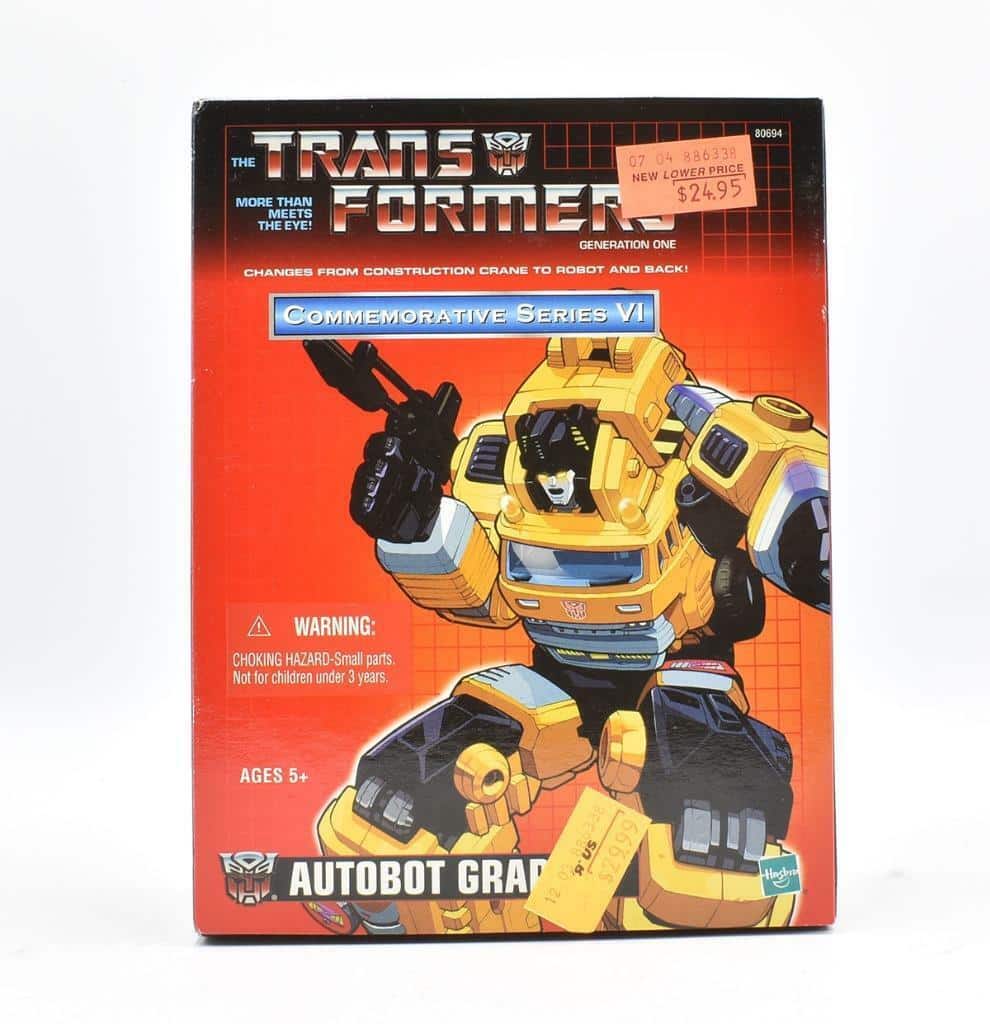 Autobot Grapple MISB NEW Commemorative Series Transformers Reissue 2003