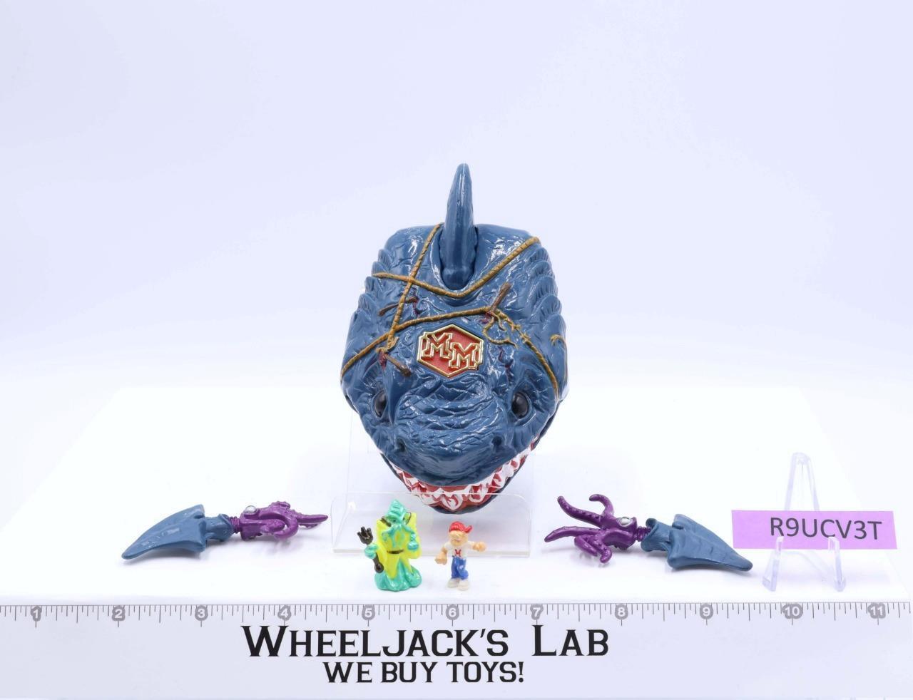 Man Eater Shark 100 Complete Mighty Max 1993 Bluebird Toys Vintage Set
