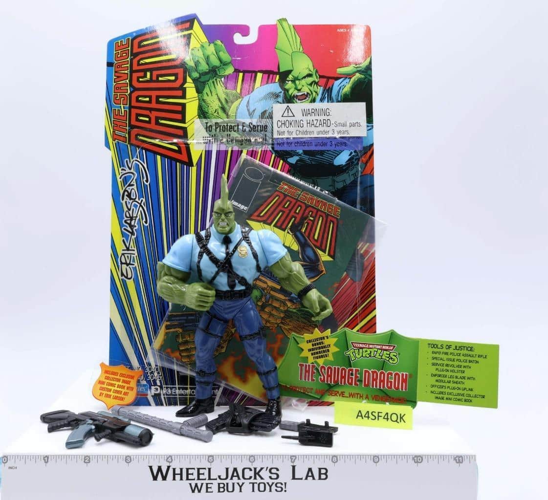The Savage Dragon 100% Complete W/Card Erik Larson TMNT 1995