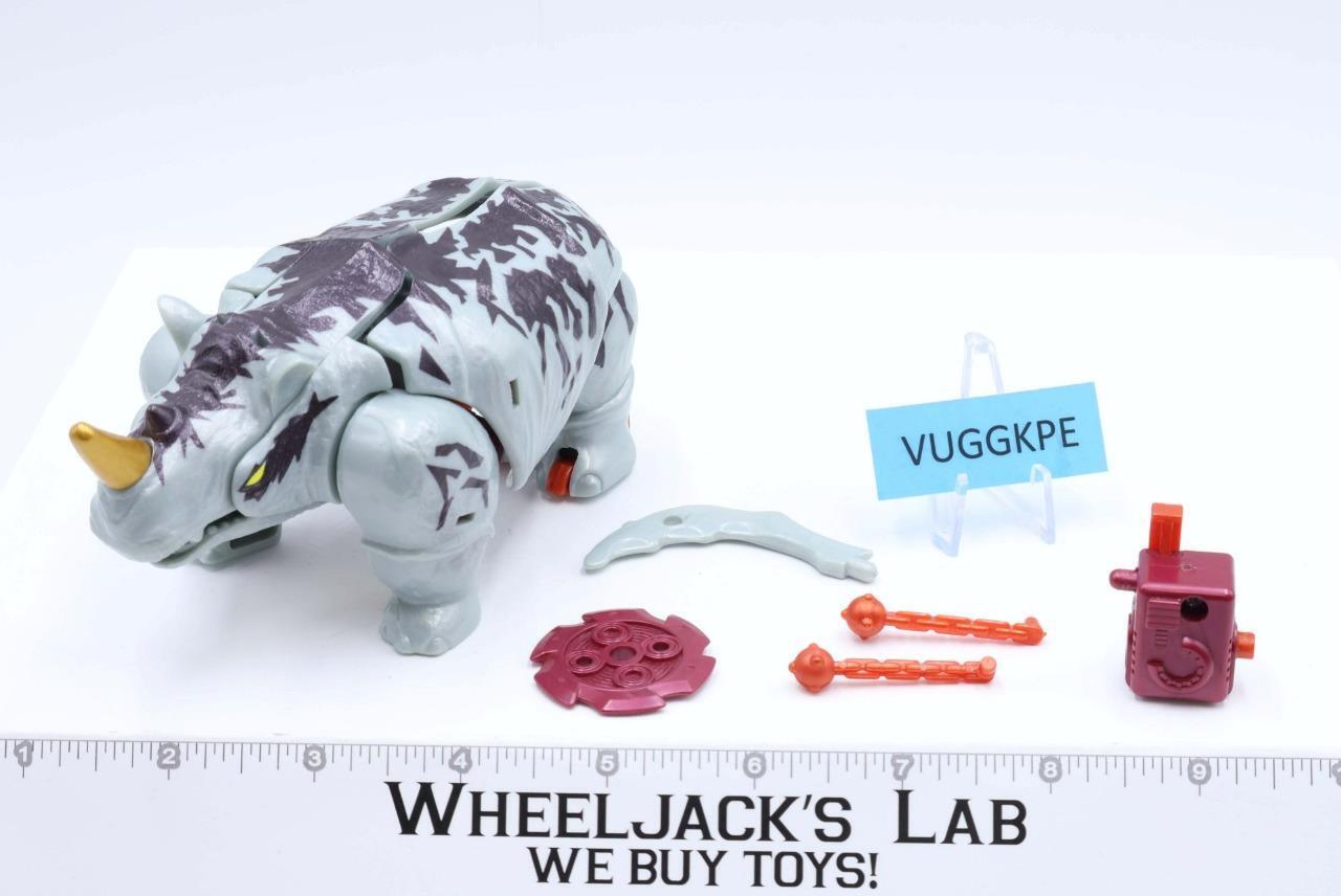 Rhinox 100 Complete Deluxe Class Transformers Beast Wars Fox Kids 1999 Hasbro Wheeljack's Lab