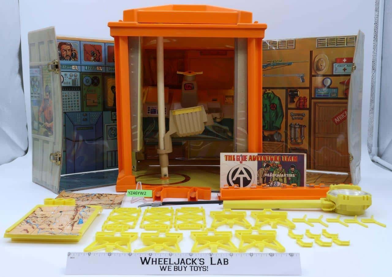 GI Joe Adventure Team Headquarters Action Figure Playset 12" 1972