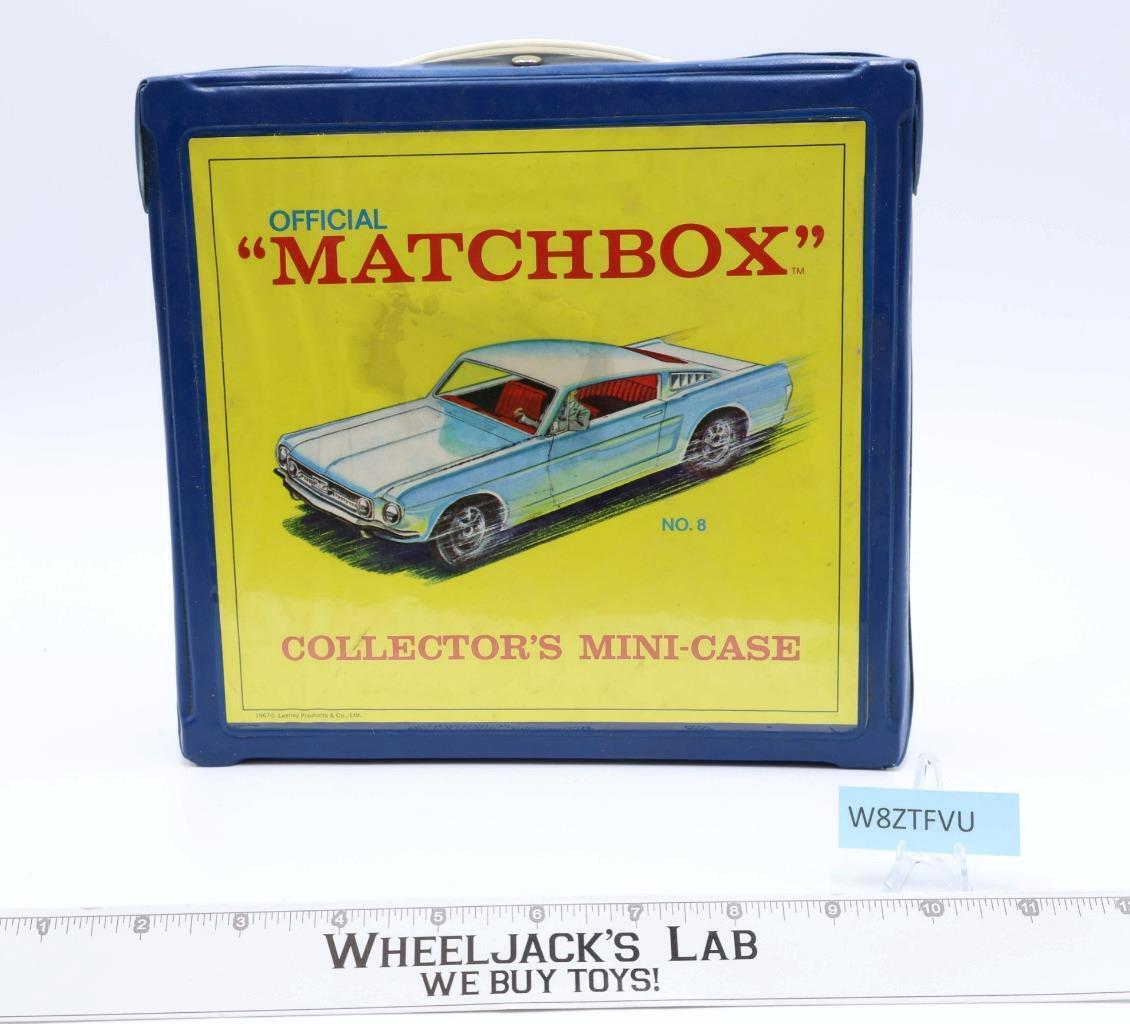 Matchbox Carry Case W/ 18 Cars 1978 Lesney Collector Mini Storage Case