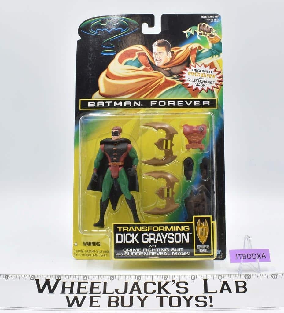 Transforming Dick Grayson MOSC NEW Batman Forever Kenner 1995 Action