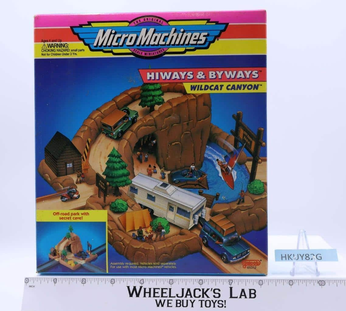 激レア★マイクロマシン★MICRO MACHINES★WILDCAT Wildcat Canyon Hiways & Biways Micro Machines 1994 Galoob