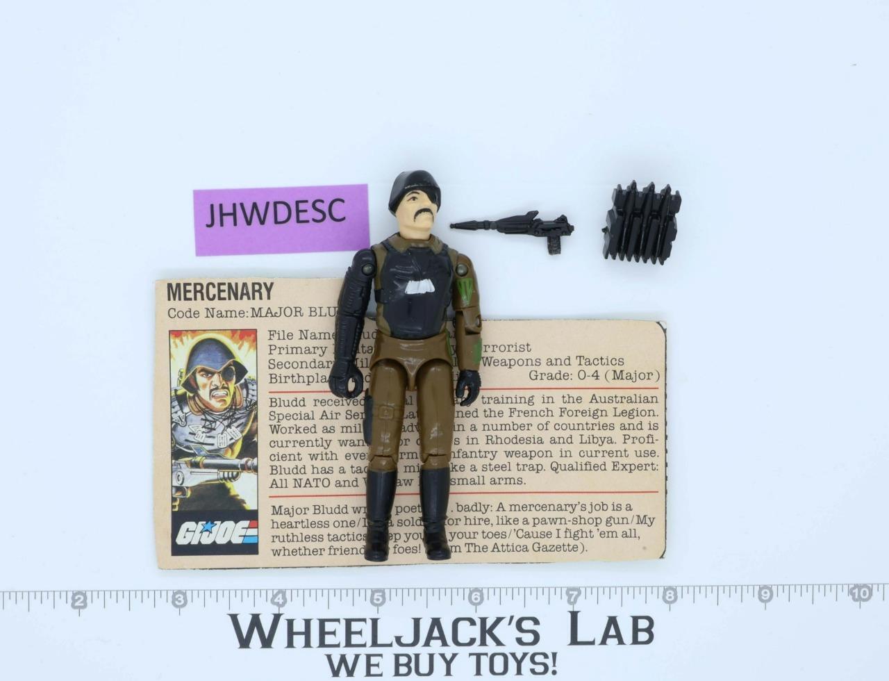 Major Bludd V1 100 Complete 1983 G.I. Joe Hasbro Vintage Action Figure