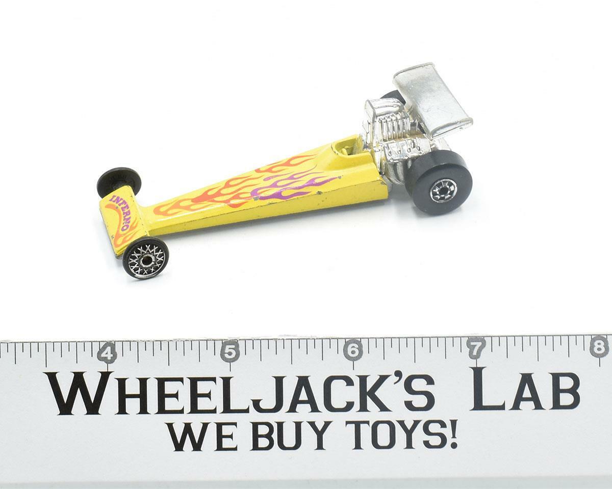 Inferno Yellow 1975 Black Wall Hot Wheels Mattel Vintage RL Wheeljack