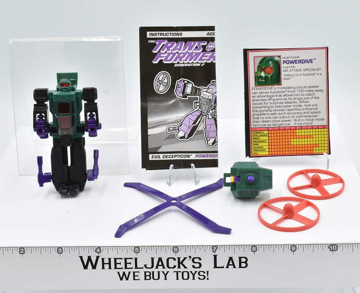 G2 Rotor Force Powerdrive 100 Complete 1994 Hasbro Transformers Action
