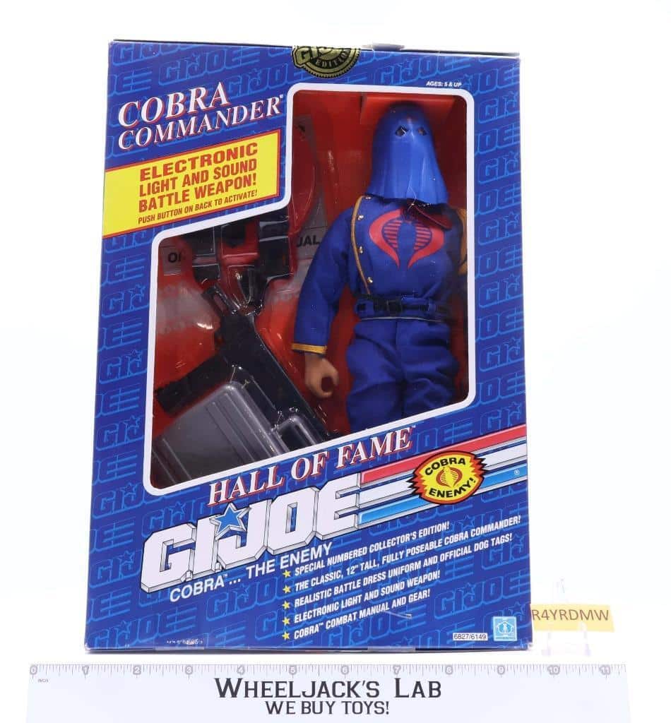 Cobra Commander Hall of Fame GI Joe 12" Figure MISB 1992 Hasbro Action