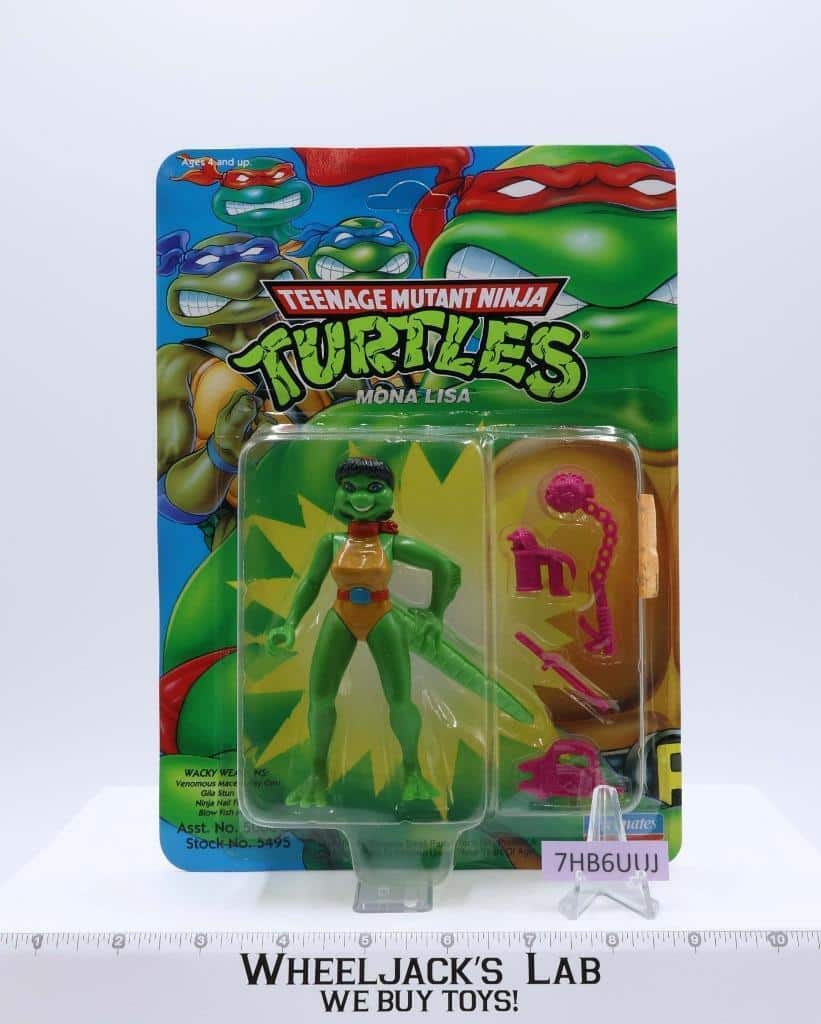 タートルズ　Mona Lisa 1992 Playmates TMNT Teenage Mutant Ninja Turtles Mona Lisa
