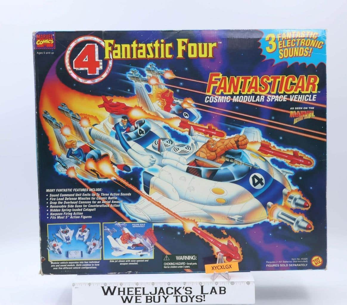 Fantasticar 100% Complete Fantastic Four 1995 ToyBiz Action