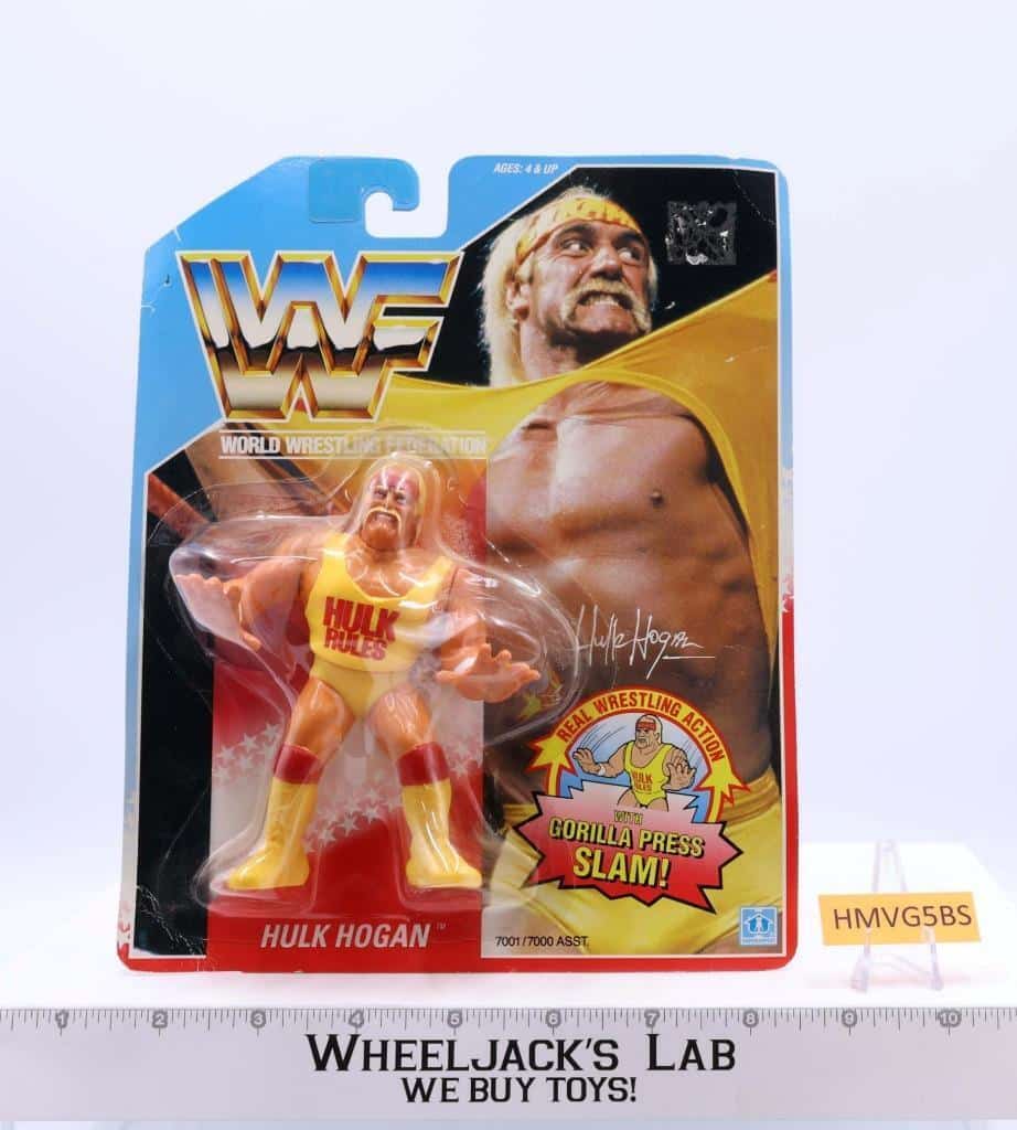 WWF HULK HOGAN フィギュア Hulk Hogan WWF Hasbro Series 1 Wrestling Action Figure 1990