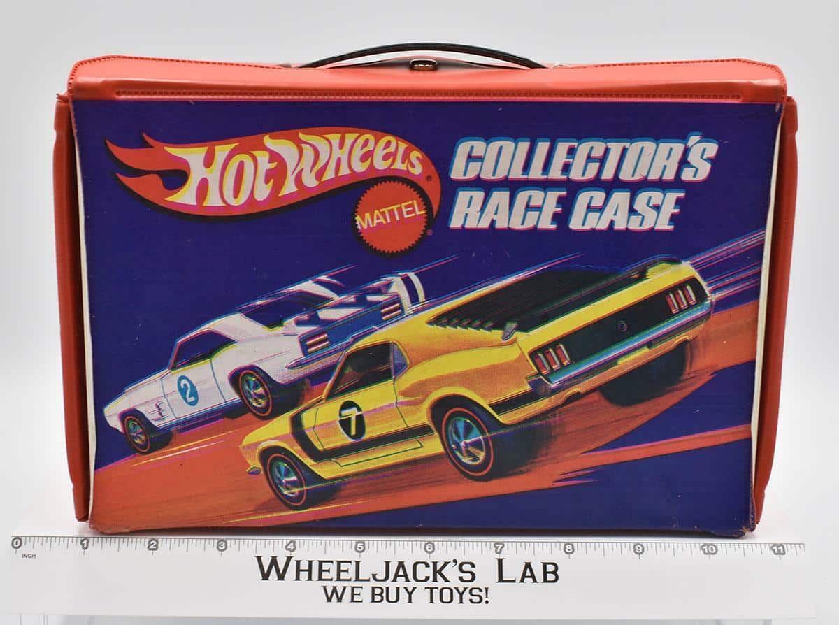 Red Collector's Race Case W/Two Trays Hot Wheels 1969 Mattel Carrying