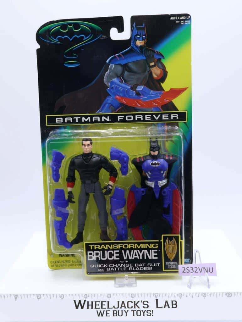 Transforming Bruce Wayne NEW MOSC Batman Forever Kenner 1995