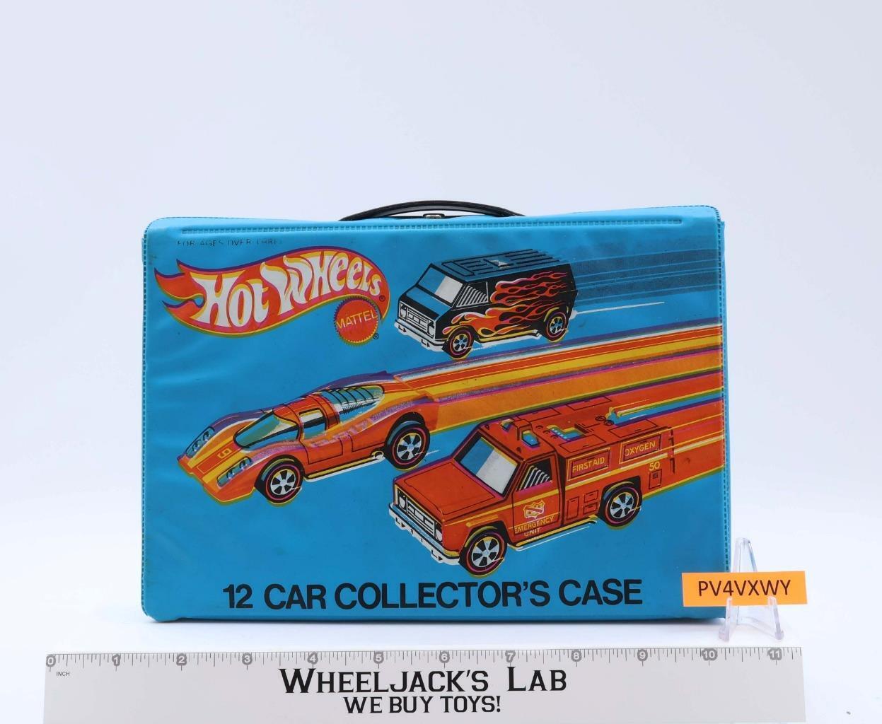 ビンテージ マテル ホットウィール 1980年製12台収納ケース （車両込み） 12 Car Collector's Case W/Tray Hot Wheels 1980 Mattel
